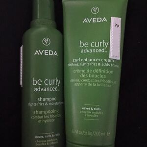 AVEDA Be Curly Advanced Shampoo & Curl Enhancer Cream - Green